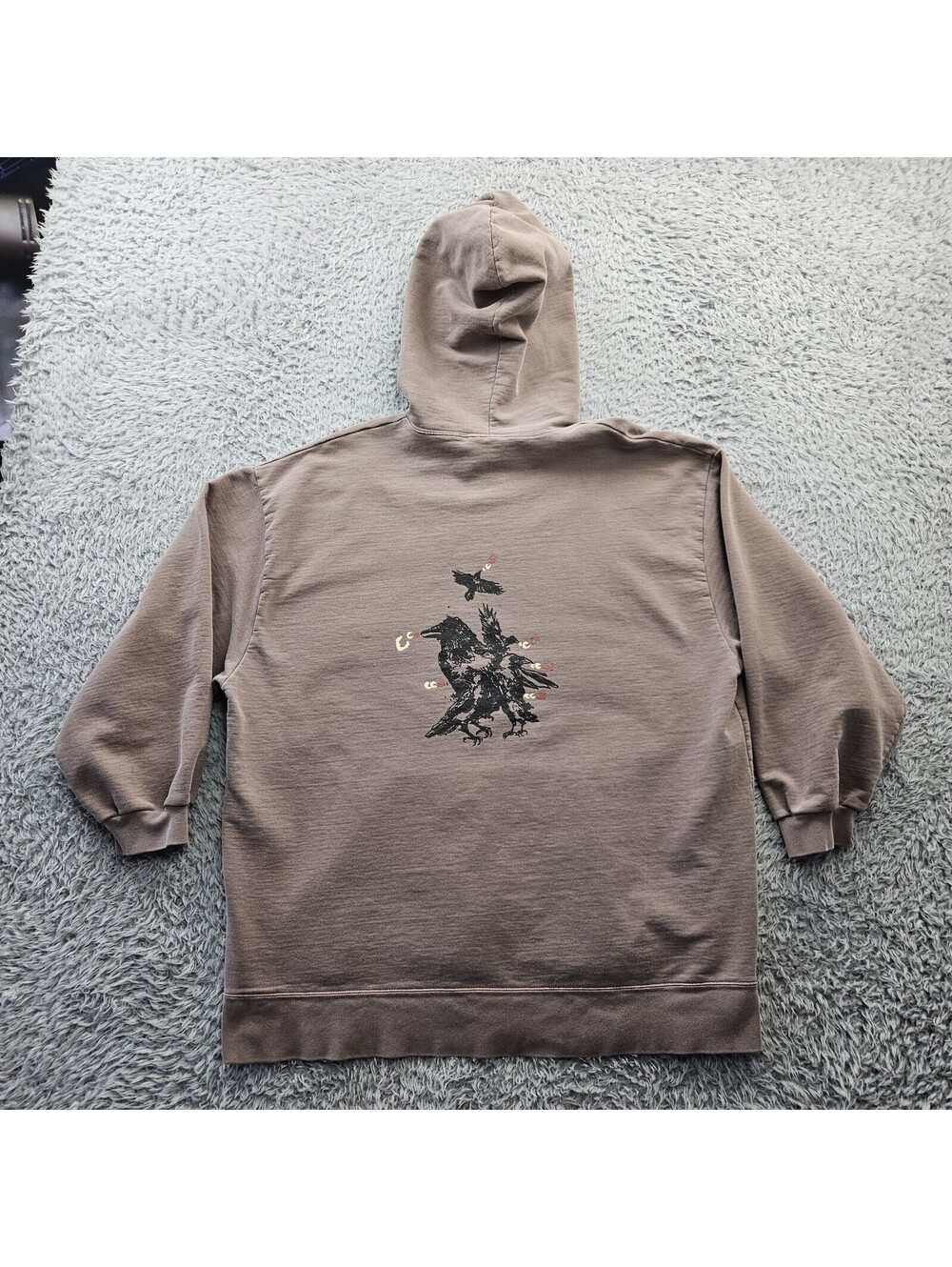 California College for the Arts Hoodie Sweatshirt XL Vintage 2007 3/4 Sleeve